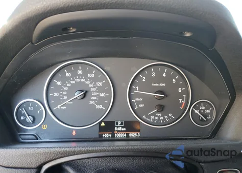 2015 BMW 320 I xDrive from USA, damaged, VIN WBA3C3C54FK200550